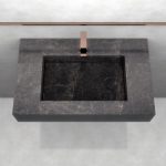 Modular Top da Bagno Realizzato in Gres Porcellanato Lunghezza 80cm